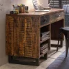 Wohnen Tische<Recyclingholz Schreibtisch 120x50 cm - Bahiro