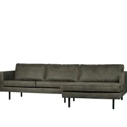 Wohnen Sofas<Recyclingleder Sofaecke in Oliv Grün - Laconca