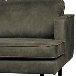 Wohnen Sofas<Recyclingleder Sofaecke in Oliv Grün - Laconca