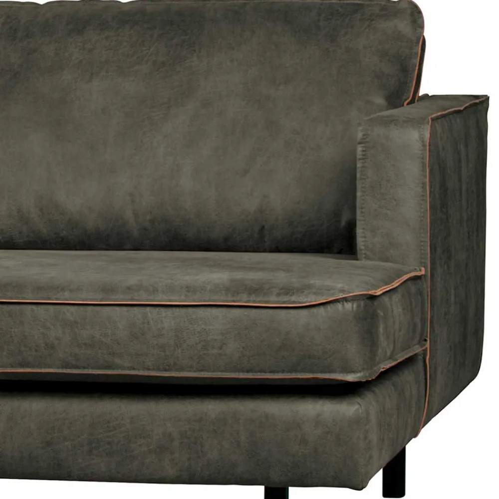 Wohnen Sofas<Recyclingleder Sofaecke in Oliv Grün - Laconca