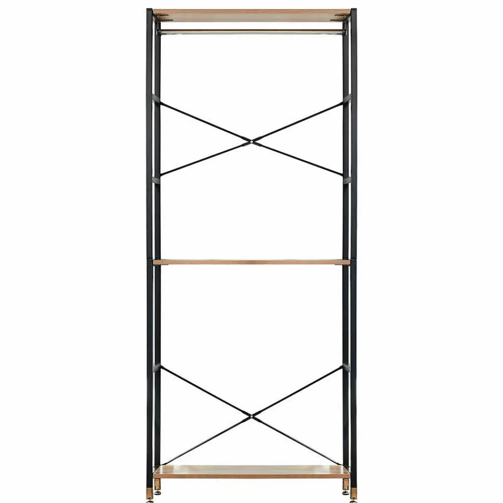 Wohnen Garderoben<Regal Garderobe mit 2 Stangen & 4 Schubladen - Amigo