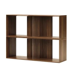 Wohnen Regale<Regalmodul Duo in Nussbaum - Kiara (zweiteilig)