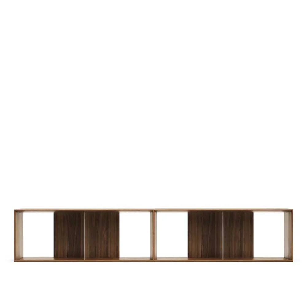 Wohnen Regale<Regalmodul Duo in Nussbaum - Kiara (zweiteilig)