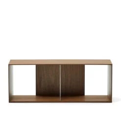 Wohnen Regale<Regalmodul Duo in Nussbaum - Kiara (zweiteilig)