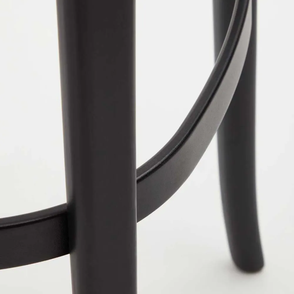 Wohnen Hocker<Retro Barstuhl mit Wiener Geflecht Sitz - Pulany (2er Set)