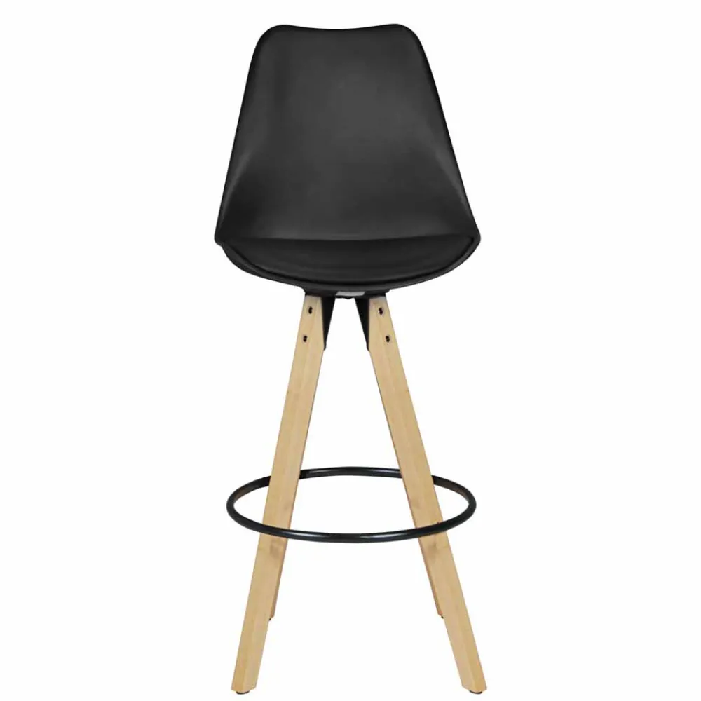 Wohnen Hocker<Retro Barstuhl Systrem mit Schalensitz (2er Set)