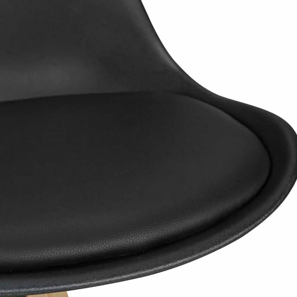 Wohnen Hocker<Retro Barstuhl Systrem mit Schalensitz (2er Set)