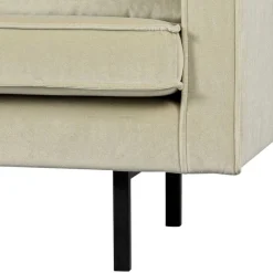 Wohnen Sofas<Retro Couch aus Samt in Graugrün - Vontada