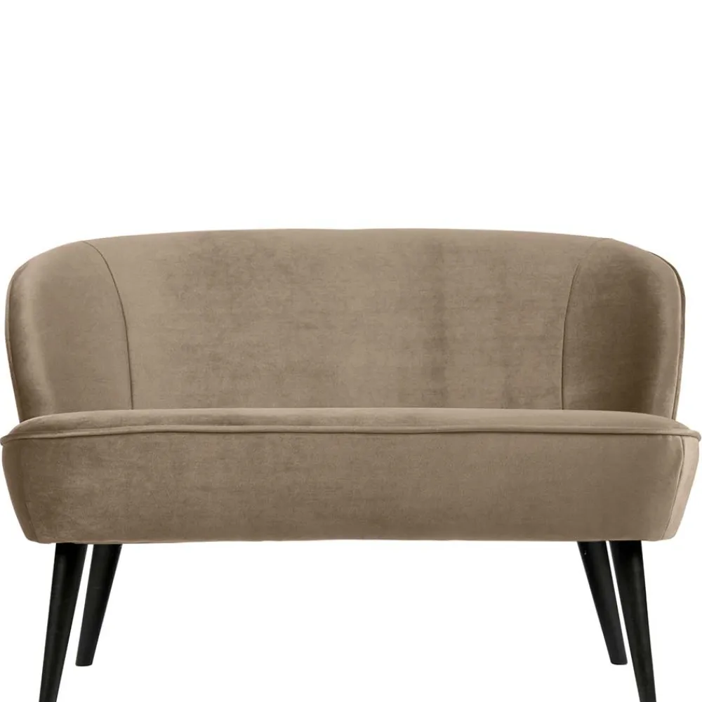 Wohnen Sofas<Retro Couch in Khaki Samtstoff - Griffina