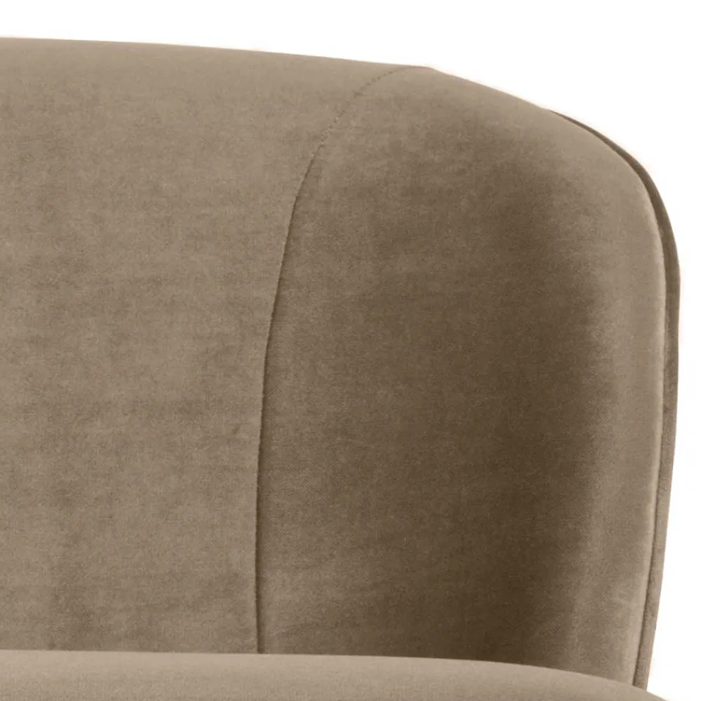 Wohnen Sofas<Retro Couch in Khaki Samtstoff - Griffina