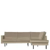Wohnen Sofas<Retro Design Couchecke in Khaki - Afeiro