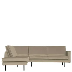 Wohnen Sofas<Retro Design Couchecke in Khaki - Afeiro