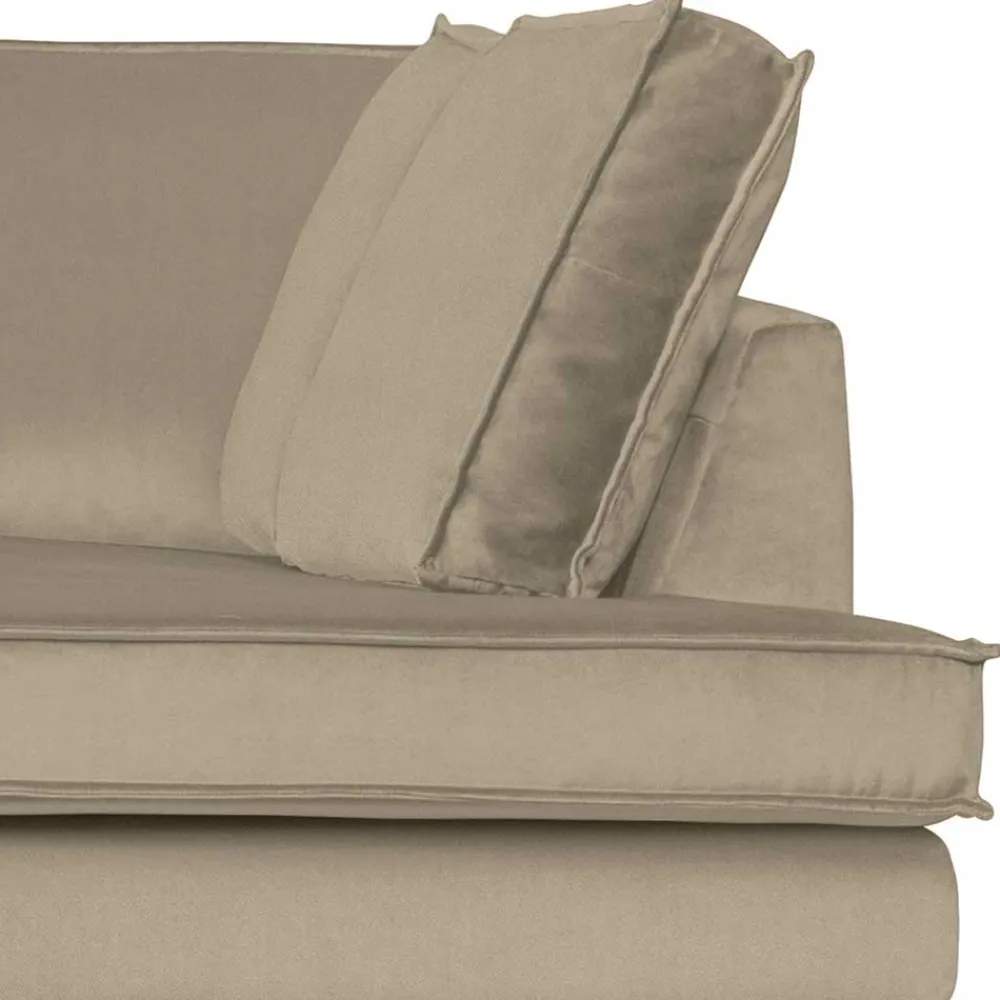 Wohnen Sofas<Retro Design Couchecke in Khaki - Afeiro