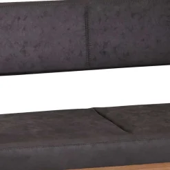 Wohnen Sitzbank<Retro Design Esstischbank mit Rückenlehne - Ovenciana