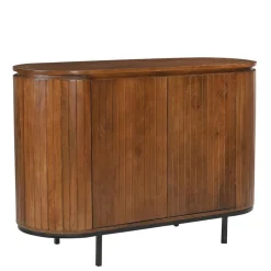 Wohnen Sideboards<Retro Design Kommode aus Mangoholz - Galadira