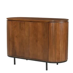 Wohnen Sideboards<Retro Design Kommode aus Mangoholz - Galadira