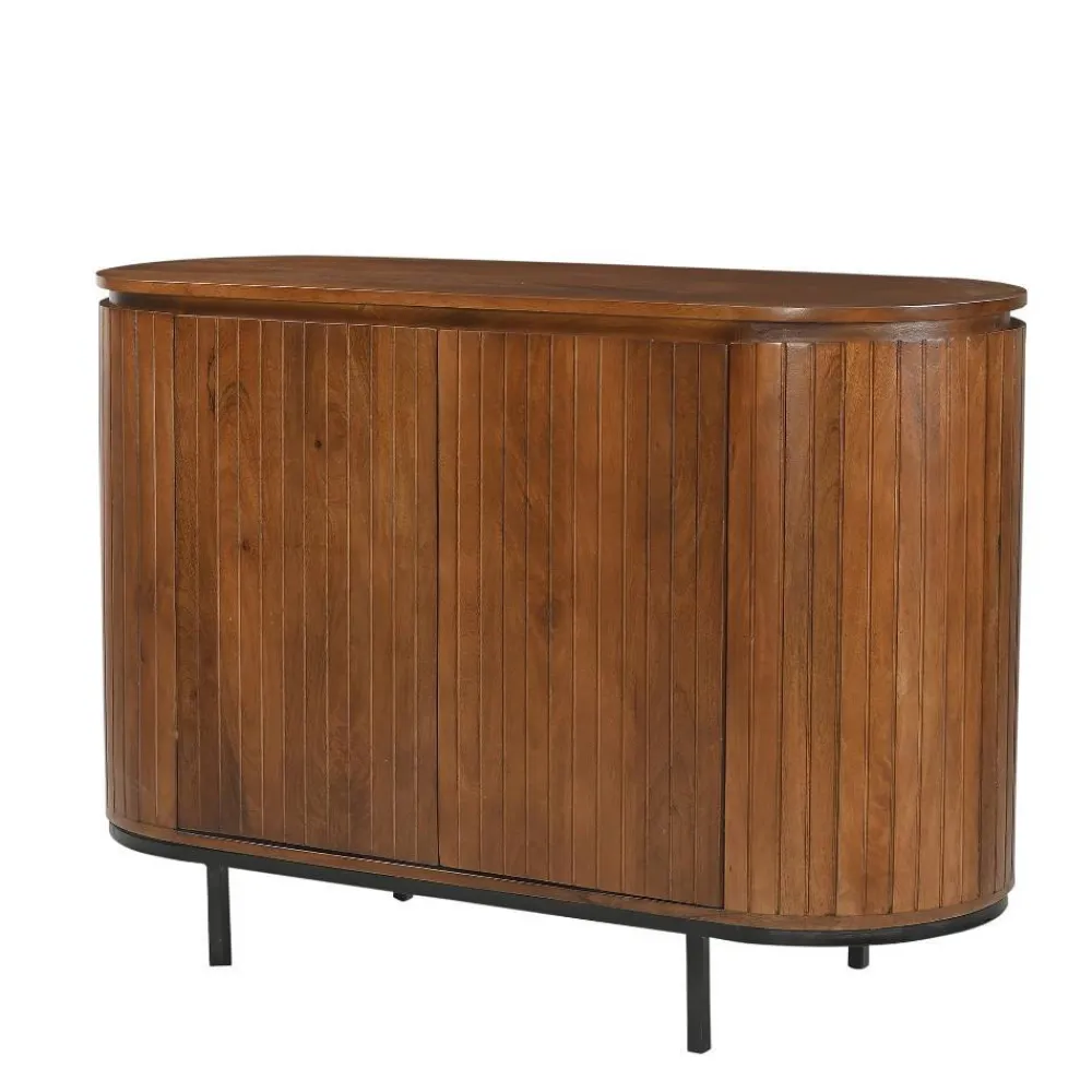 Wohnen Sideboards<Retro Design Kommode aus Mangoholz - Galadira