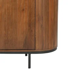Wohnen Sideboards<Retro Design Kommode aus Mangoholz - Galadira