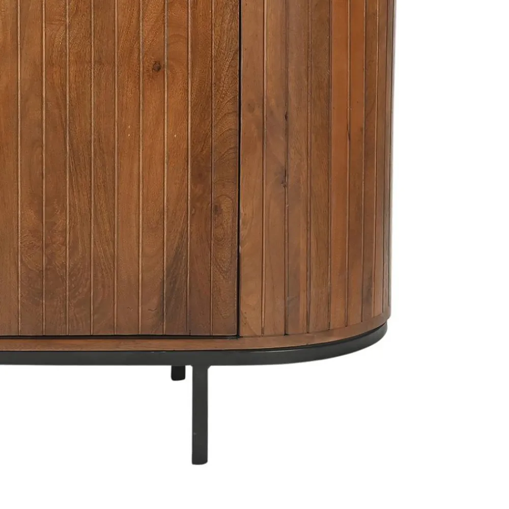 Wohnen Sideboards<Retro Design Kommode aus Mangoholz - Galadira