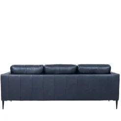 Wohnen Sofas<Retro Design Ledercouch in Schwarz - Griffina
