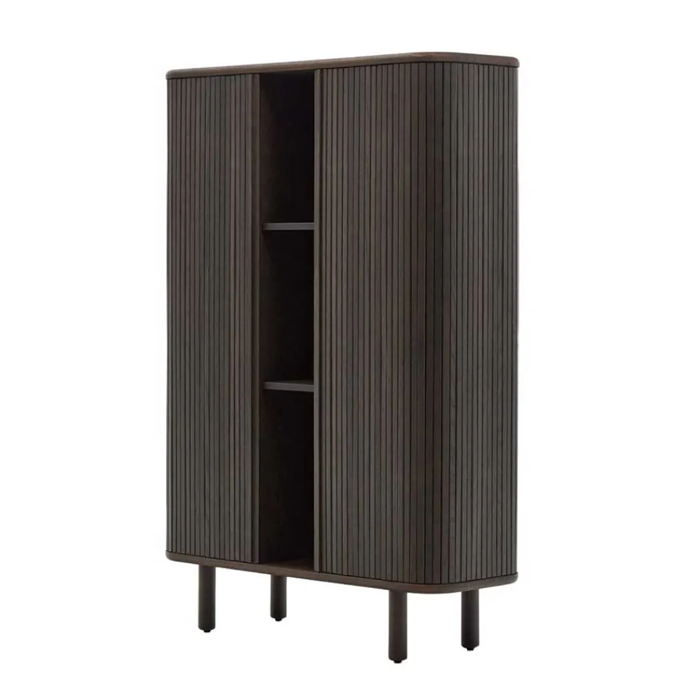 Wohnen Schränke<Retro Highboard mit Schiebetüren und Fächern - Tadaco