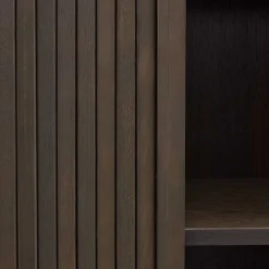 Wohnen Schränke<Retro Highboard mit Schiebetüren und Fächern - Tadaco