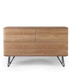 Wohnen Sideboards<Retro Kommode in Eiche Bianco - Bakaras