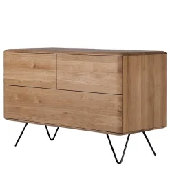 Wohnen Sideboards<Retro Kommode in Eiche Bianco - Bakaras