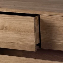 Wohnen Sideboards<Retro Kommode in Eiche Bianco - Bakaras