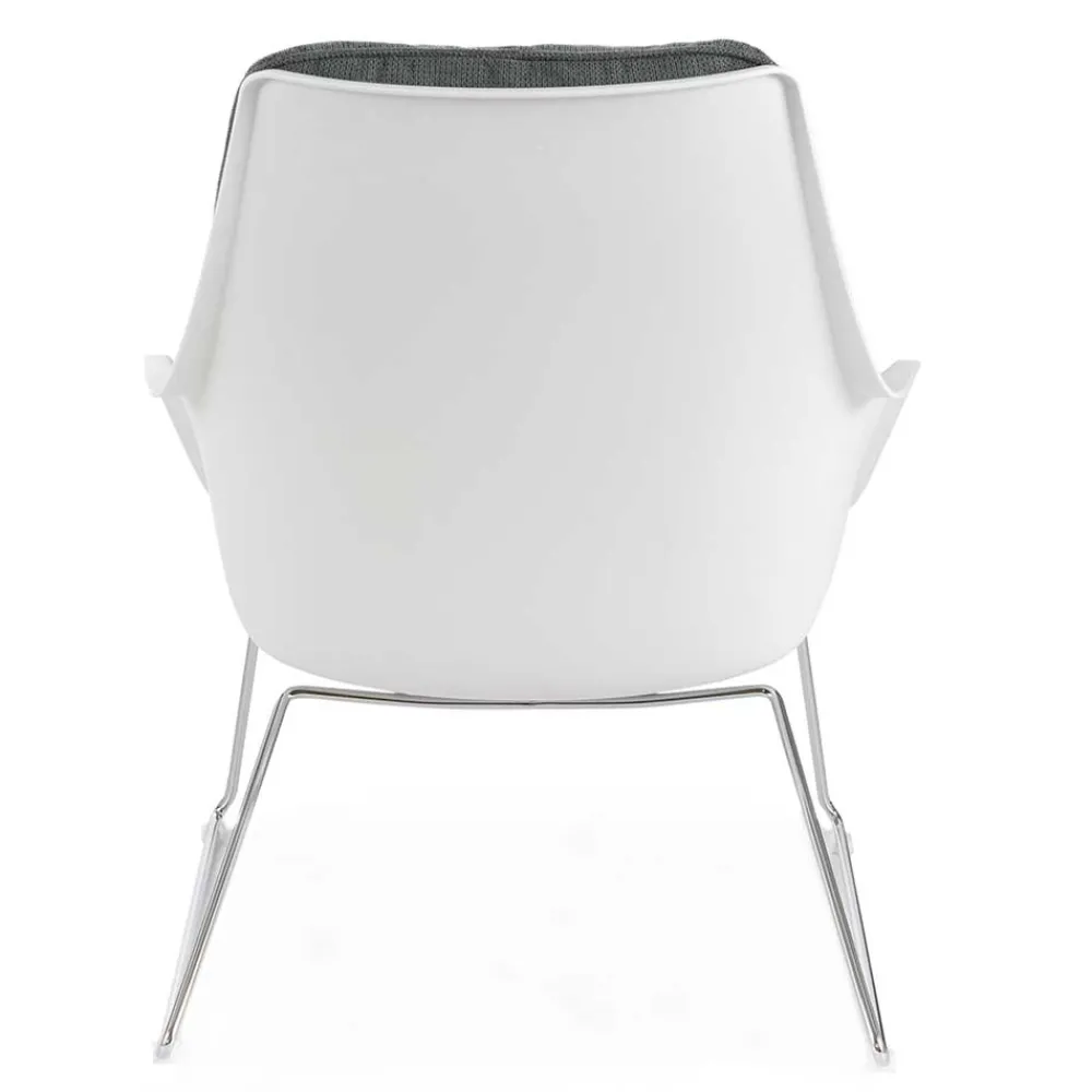 Wohnen Sessel|Stühle<Retro Lounge-Sessel in Dunkelgrau - Vibulam (2er Set)