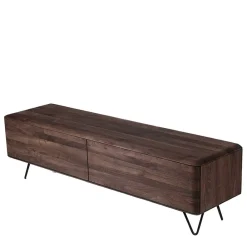 Wohnen Lowboards|Tv & Hifi-Möbel<Retro Nussbaum Lowboard geschliffen & geölt - Rivossa