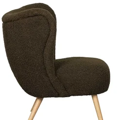 Wohnen Sessel<Retro Plüschsessel in Dunkelgrün - Vakuum