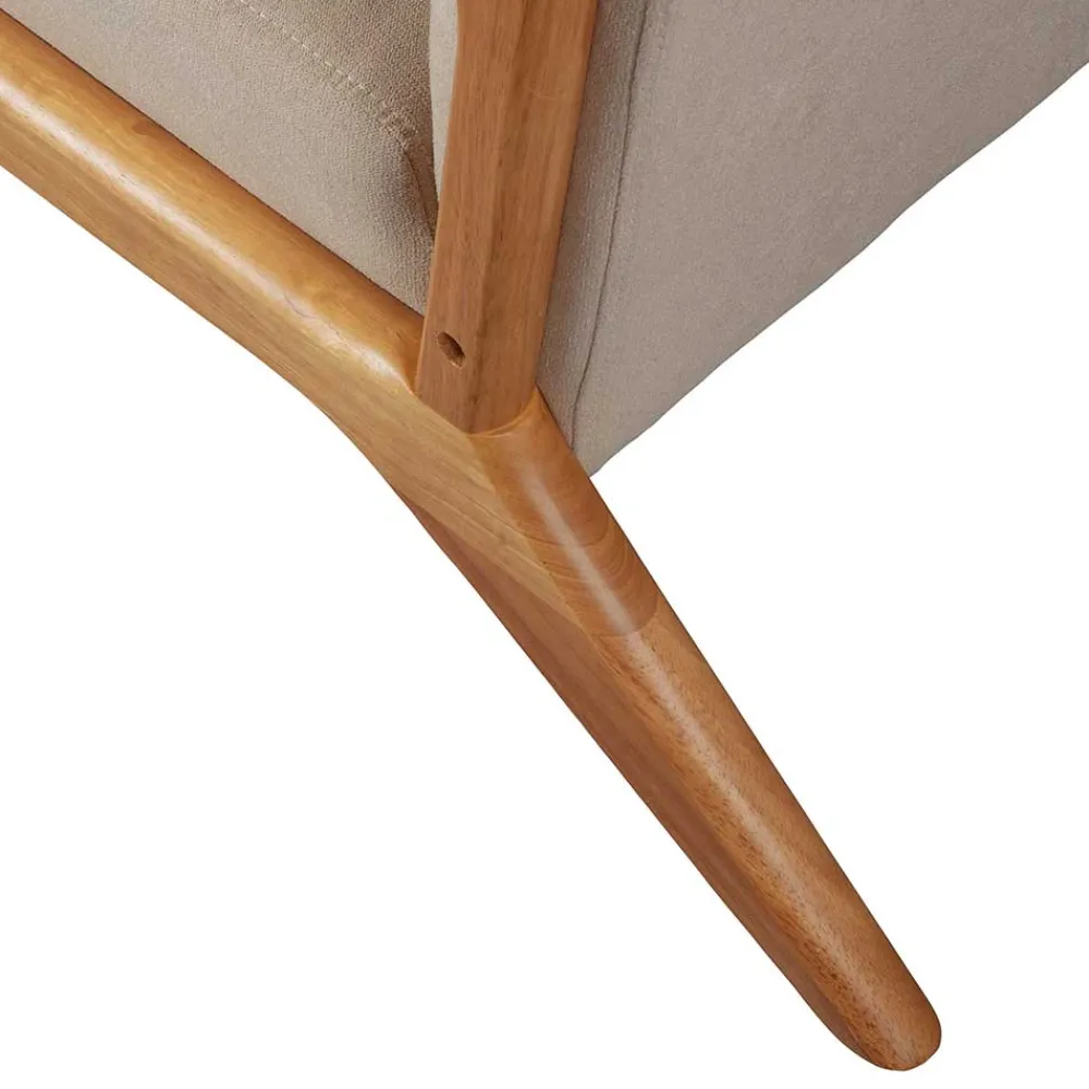 Wohnen Sessel<Retro Sessel mit Holzgestell - Lardosia