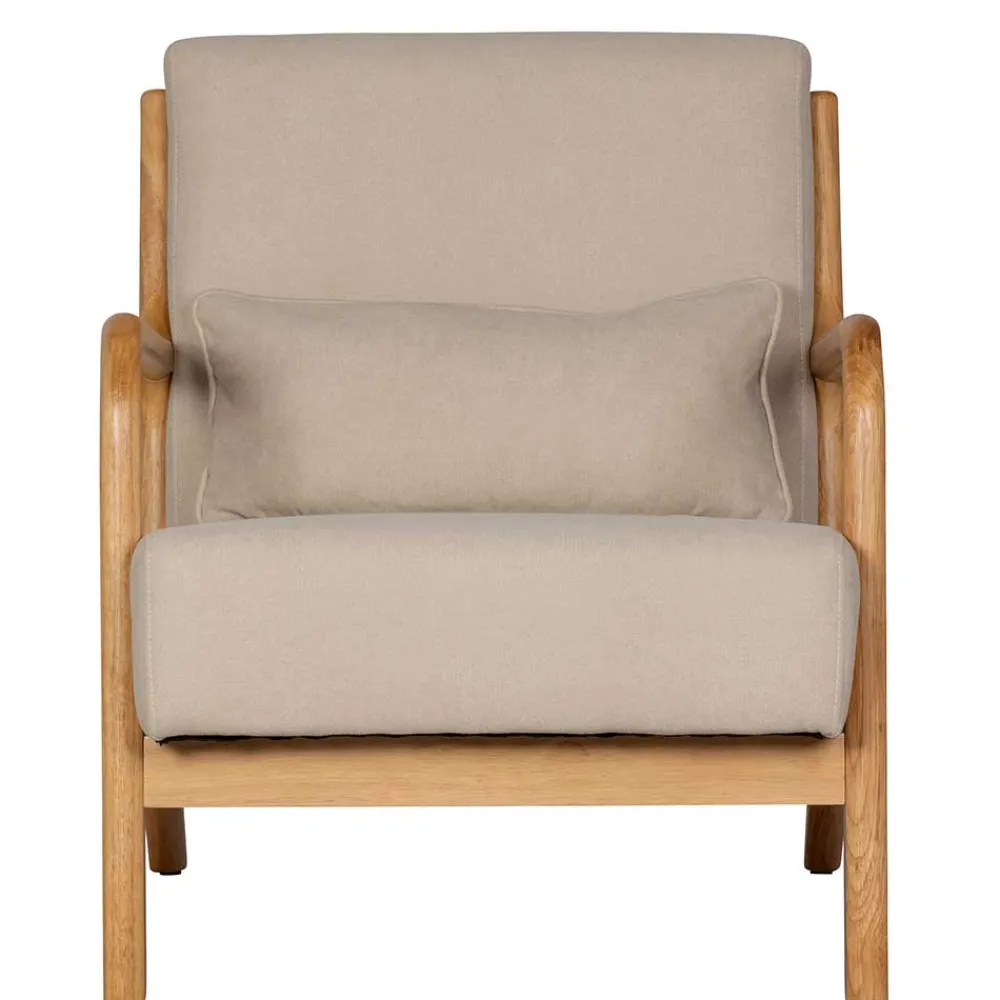 Wohnen Sessel<Retro Sessel mit Holzgestell - Lardosia