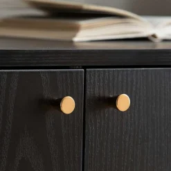 Wohnen Sideboards<Retro Sideboard in Schwarz - Flair