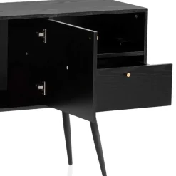 Wohnen Sideboards<Retro Sideboard in Schwarz - Flair