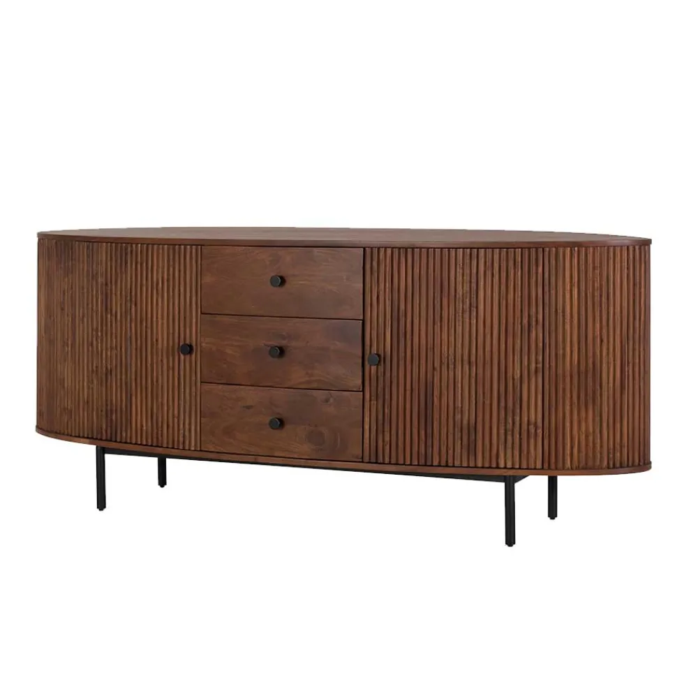 Wohnen Sideboards<Retro Sideboard in Walnussfarben - Chalil