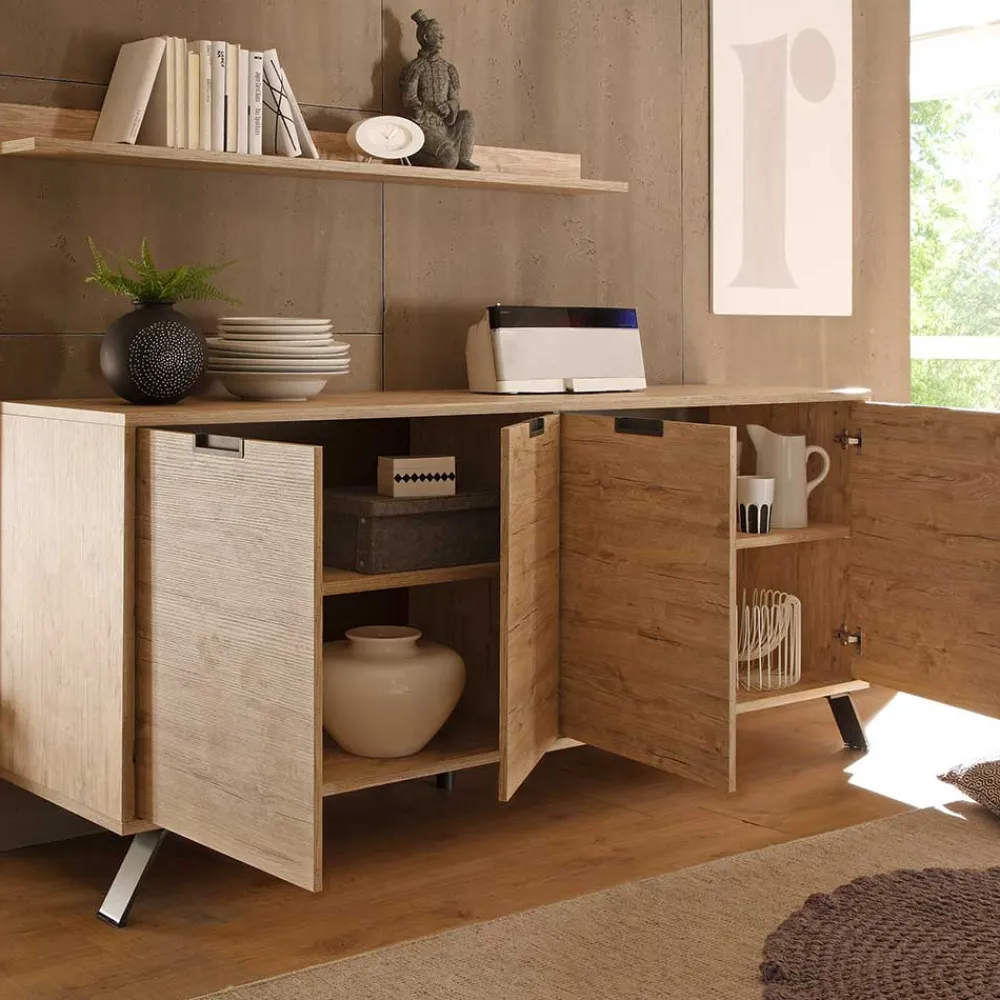 Wohnen Sideboards<Retro Sideboard Rodonda in Eiche