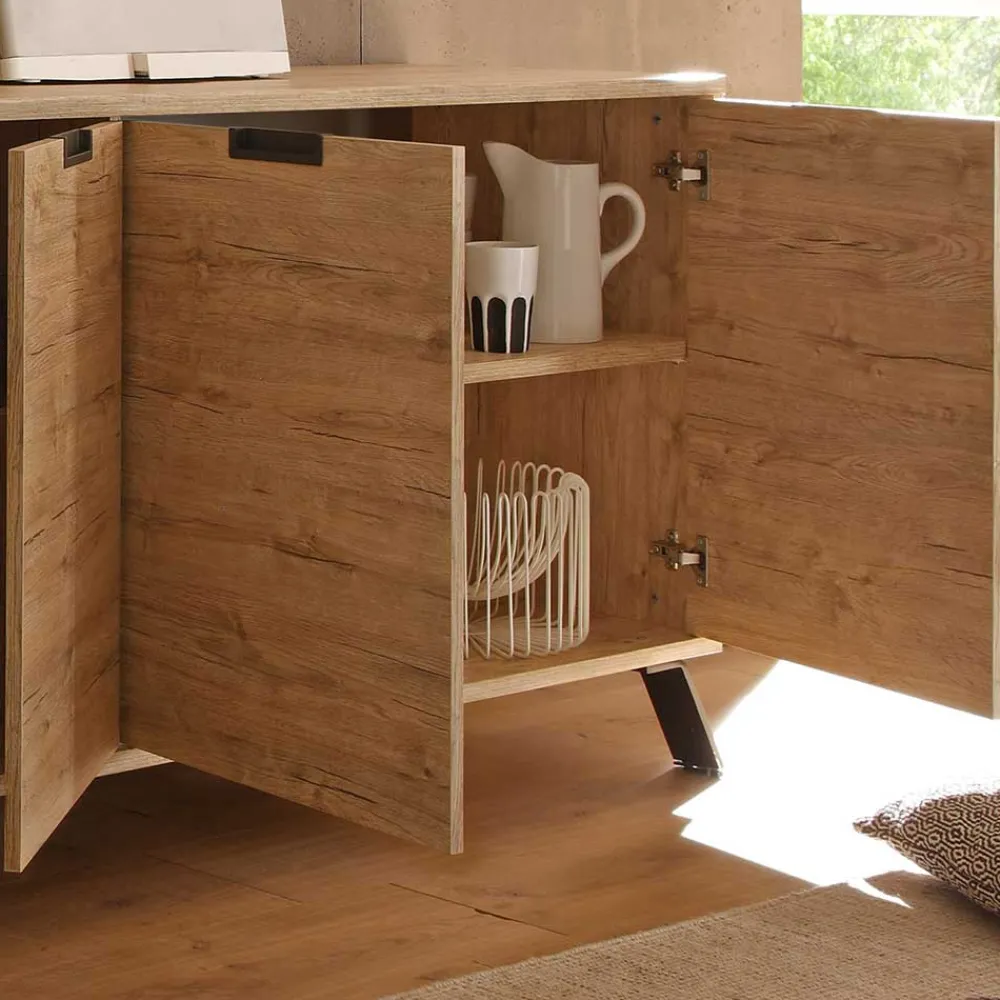 Wohnen Sideboards<Retro Sideboard Rodonda in Eiche