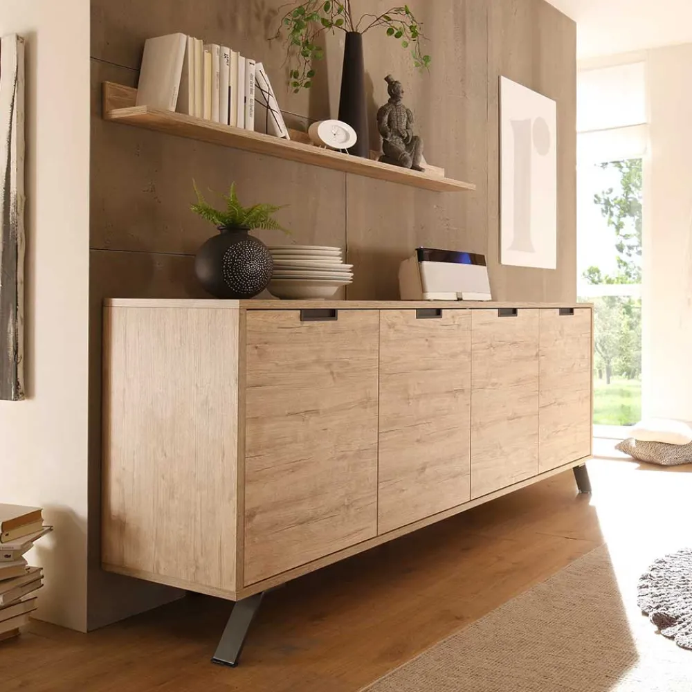Wohnen Sideboards<Retro Sideboard Rodonda in Eiche