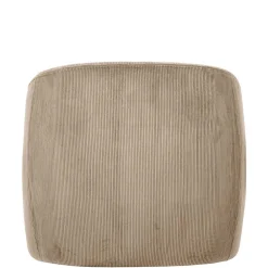 Wohnen Sessel<Retro Style Cord Sessel in Beige - Evilla