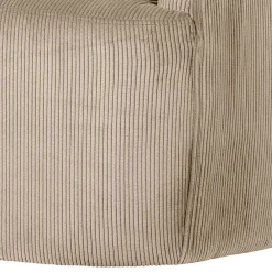 Wohnen Sessel<Retro Style Cord Sessel in Beige - Evilla