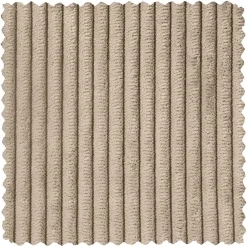 Wohnen Sessel<Retro Style Cord Sessel in Beige - Evilla
