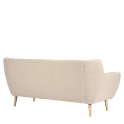 Wohnen Sofas<Retro Style Sofa in Beige mit Natur - Paulo
