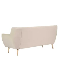 Wohnen Sofas<Retro Style Sofa in Beige mit Natur - Paulo