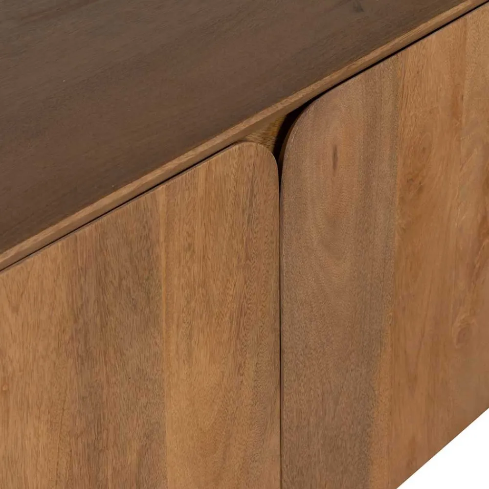Wohnen Tv & Hifi-Möbel|Lowboards<Retro TV Kommode aus Mangobaum Massivholz - Ambros