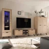 Wohnen Wohnwände<Retro Wohnwand im Eiche Dekor - Rodonda (dreiteilig)