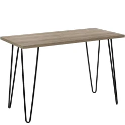 Wohnen Tische<Retrodesign Schreibtisch mit Haarnadel Beinen - Dressed