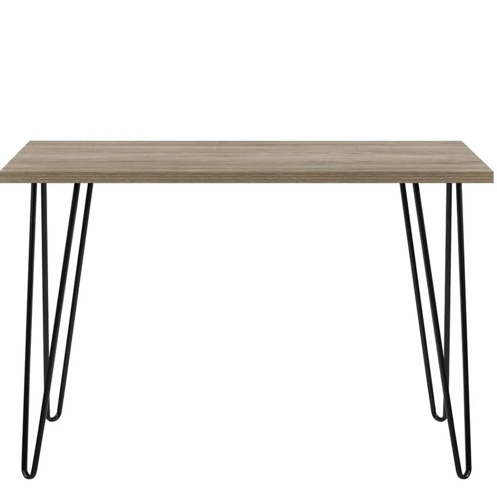 Wohnen Tische<Retrodesign Schreibtisch mit Haarnadel Beinen - Dressed