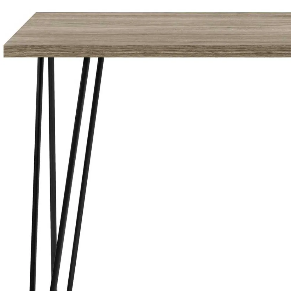 Wohnen Tische<Retrodesign Schreibtisch mit Haarnadel Beinen - Dressed